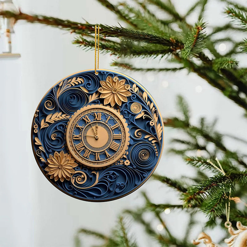 Ornements de Noël 3D non texturés