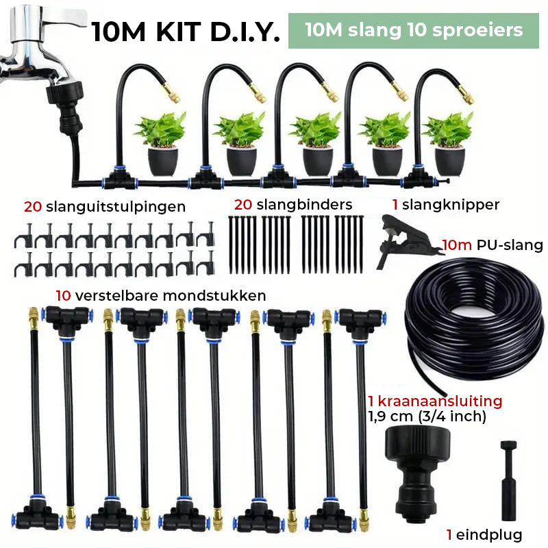 Tuin druppelirrigatieset