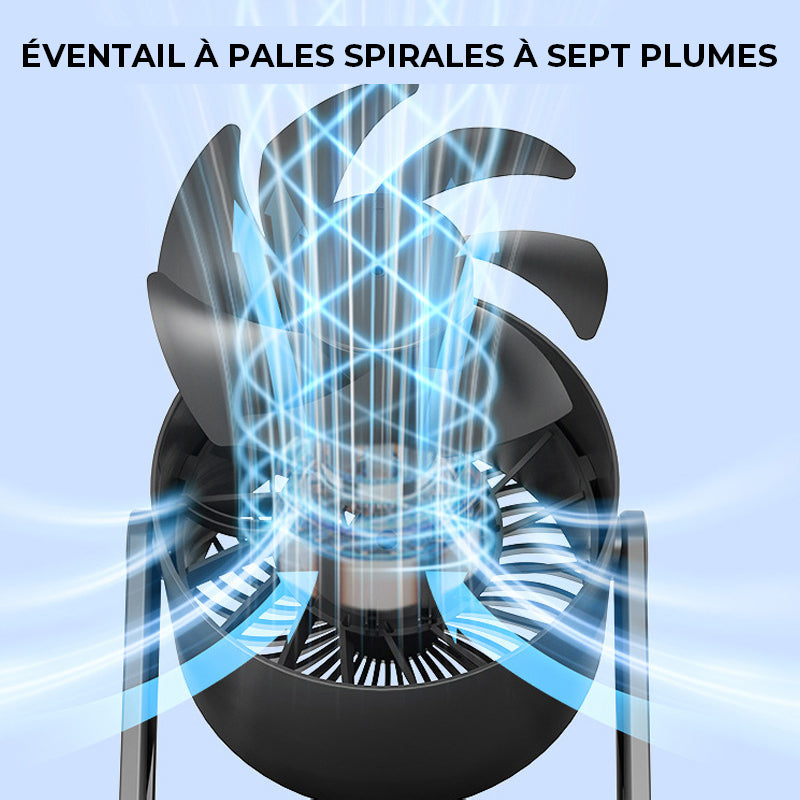 Ventilateur de bureau tactile intelligent à écran numérique