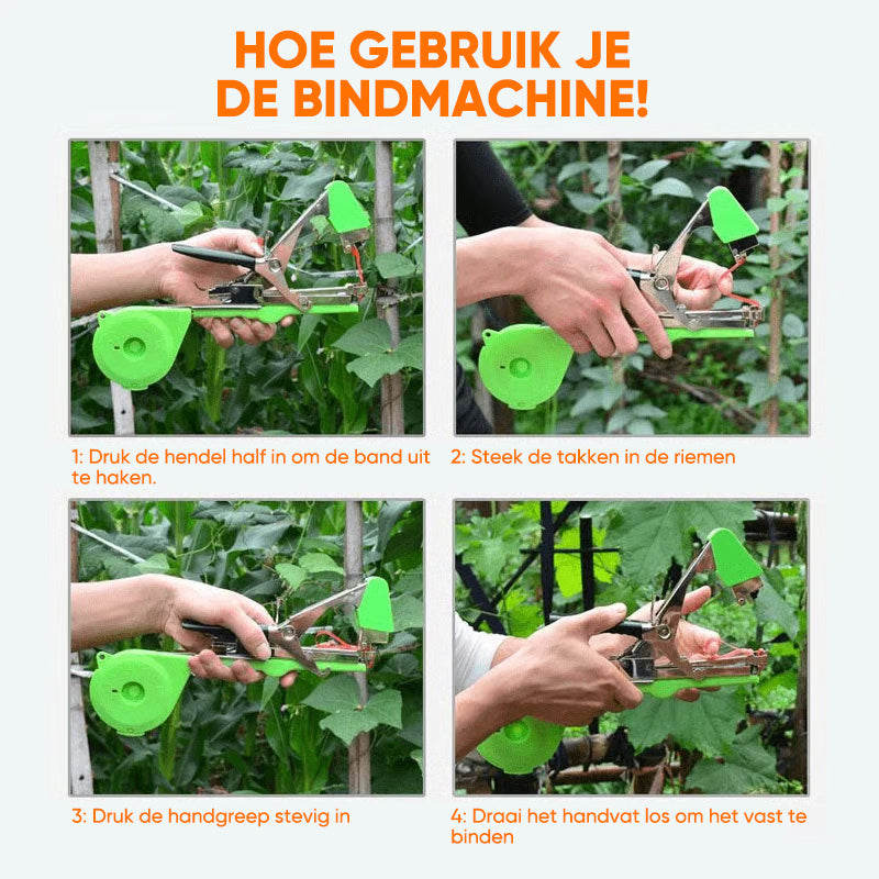 Bindmachine voor tuinplanten