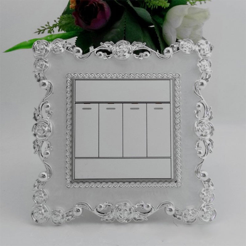 Couvercle Décoratif de Interrupteur avec Design Floral