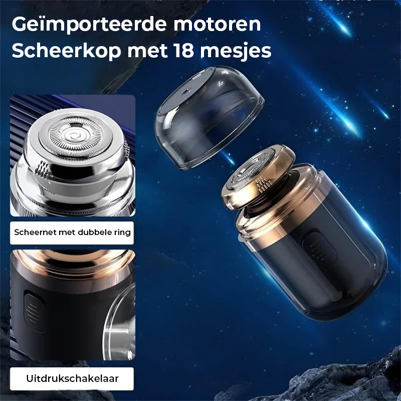 Mini draagbaar elektrisch scheerapparaat