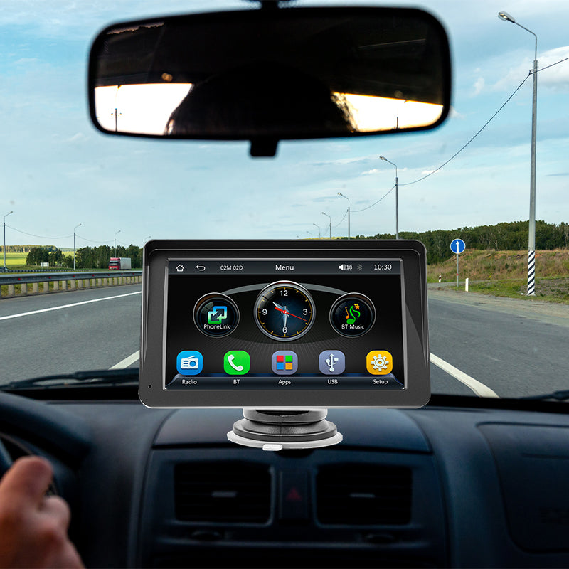 2025 Geüpgradede draadloze CarPlay-stereo met zuignap