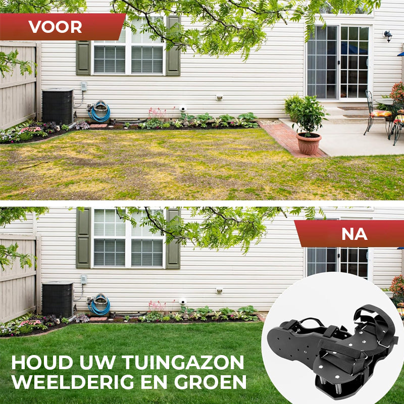 Gazonbeluchterschoenen voor gras