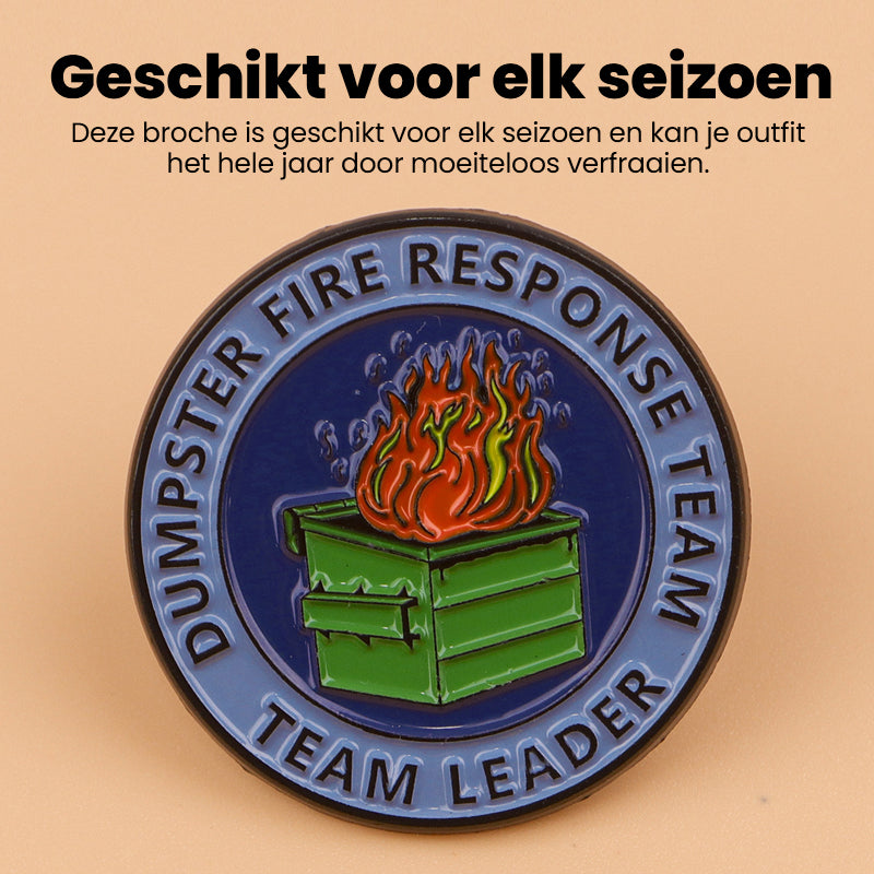 Prullenbak Citaten Broche