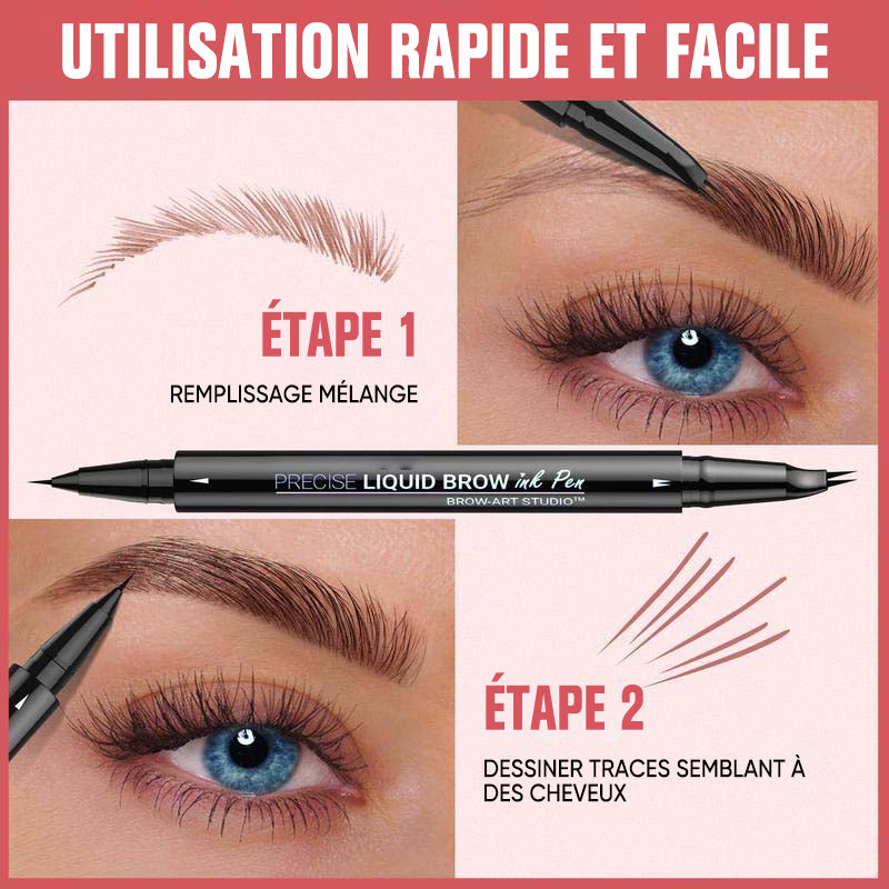 Crayon à sourcils 2 en 1