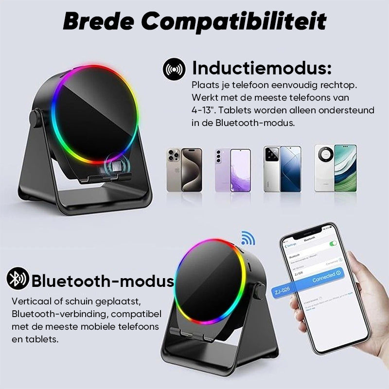 4-in-1 360° Draaibare Bluetooth Speakerstandaard