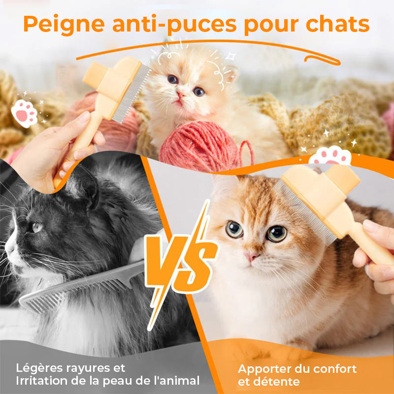Brosse de Toilettage Autonettoyante pour Animaux