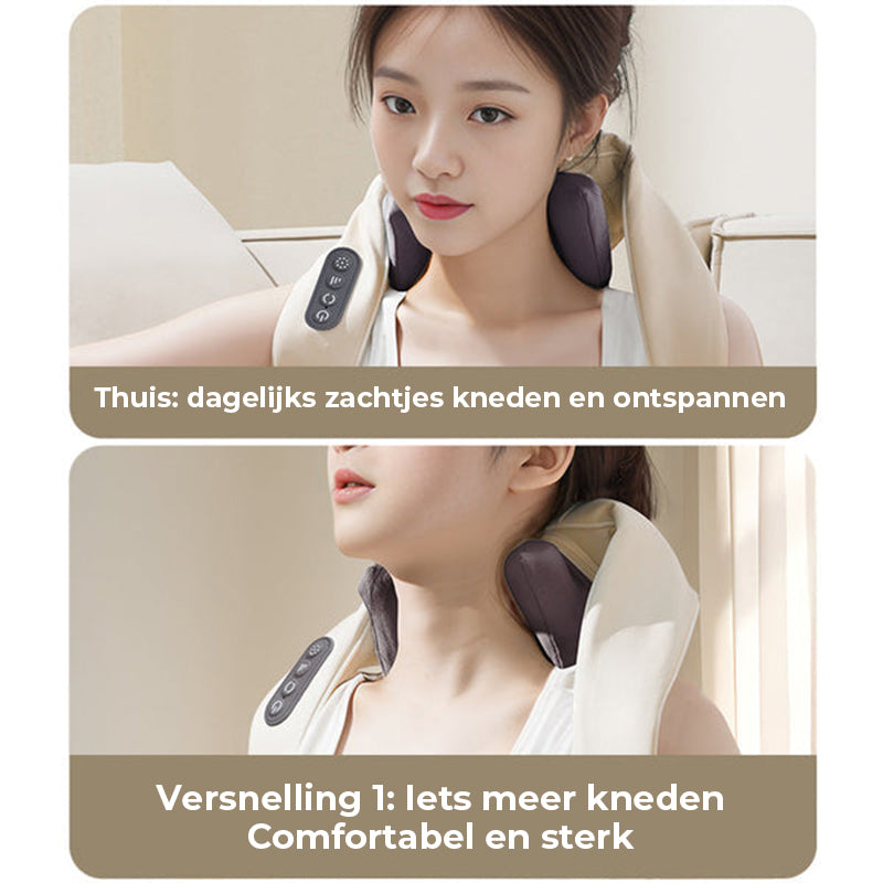 Massage Sjaal voor Nek en Schouders met Warmte