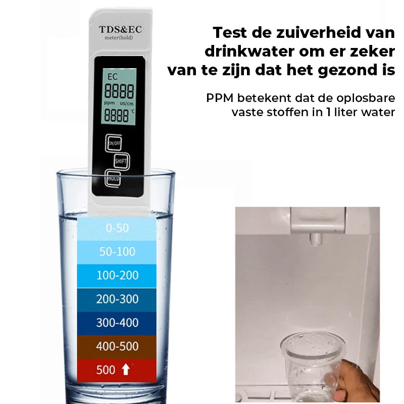 Digitale waterkwaliteitstester