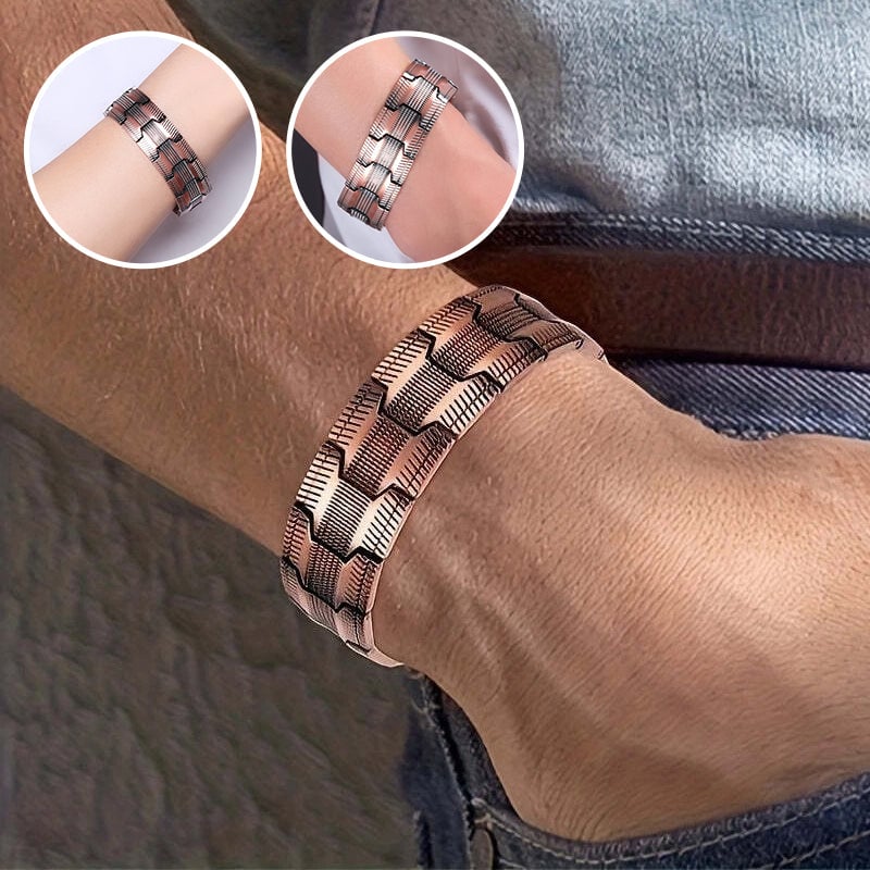 Bracelet en cuivre magnétique ultra résistant