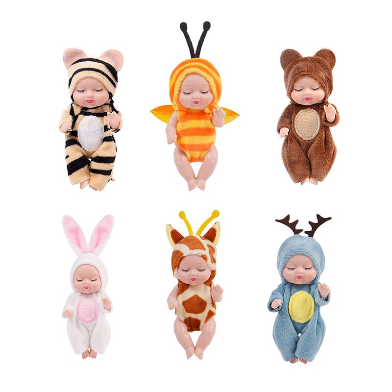 Mini Reborn Babypoppen Levensechte Realistische Babypoppen