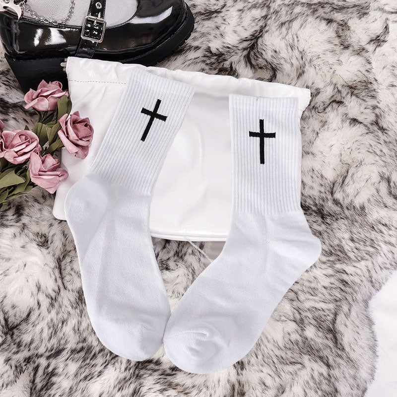 Cross Zwart-Wit Sokken