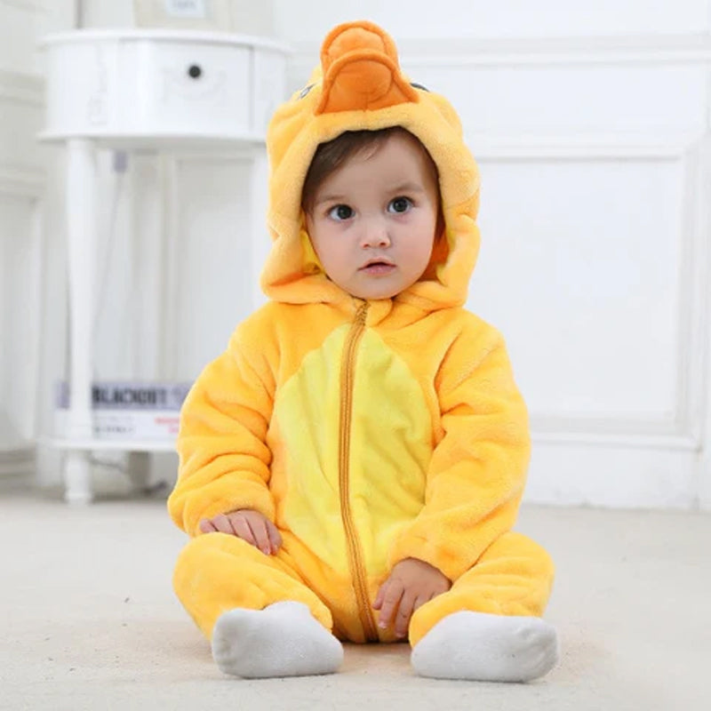 Grenouillère en flanelle ultra douce pour bébé