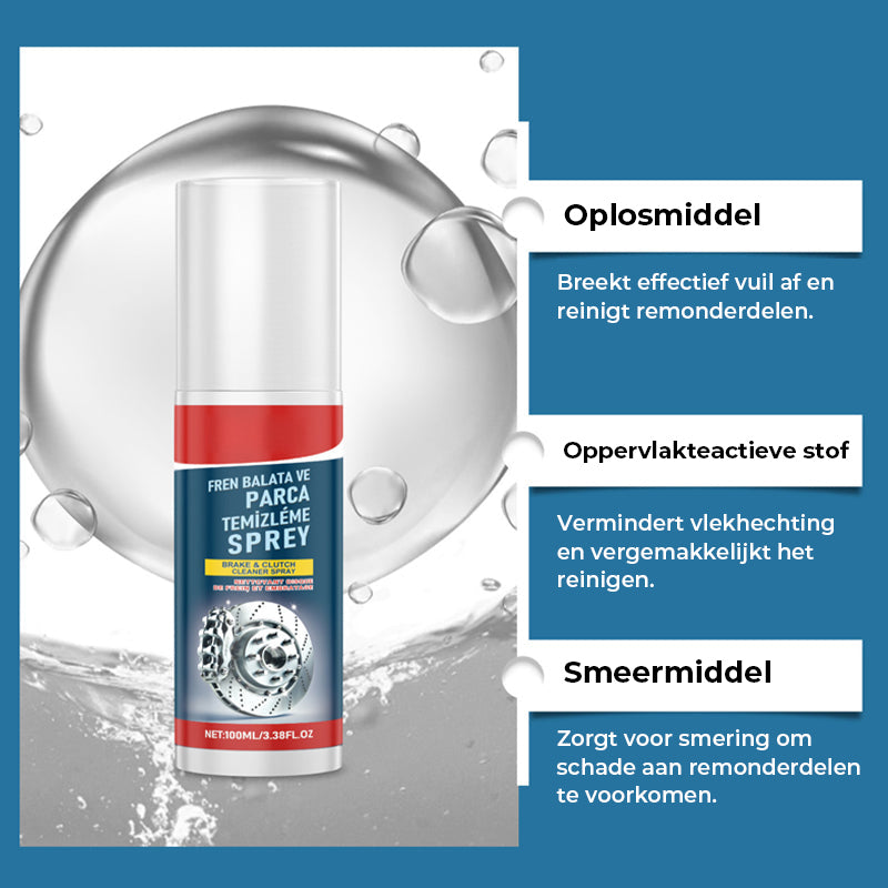 Remschijfreiniger met roestverwijderaar en polijstmiddel