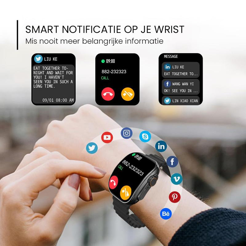 2025 Nieuwe multifunctionele smartwatch voor heren en dames