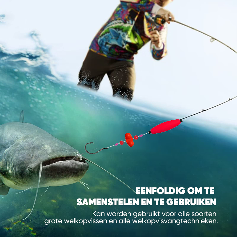 Meerval dobber tuigage