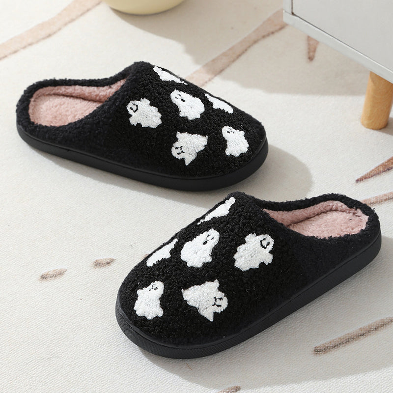 Halloween spook pluche pantoffels