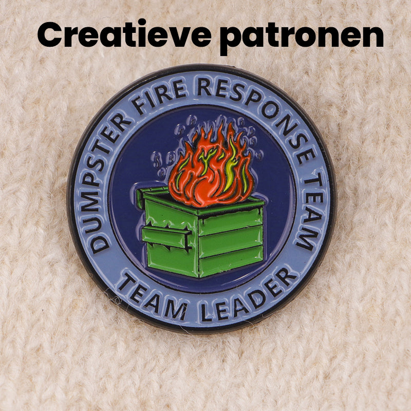 Prullenbak Citaten Broche