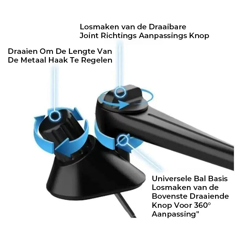 Cymbaal voor in het luchtrooster van je auto