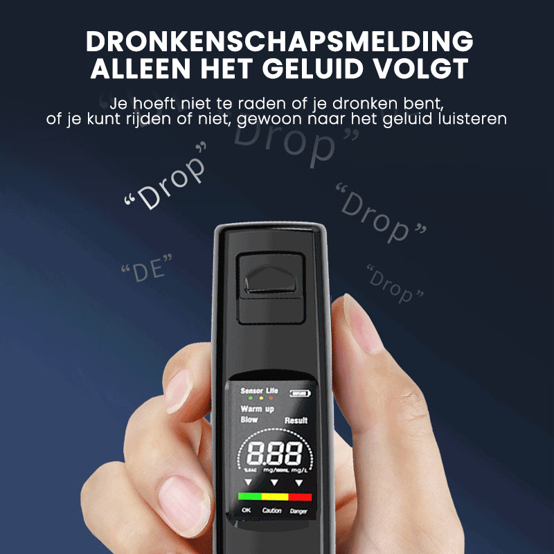 Draagbare Alcoholtester – Weet of je veilig kunt rijden