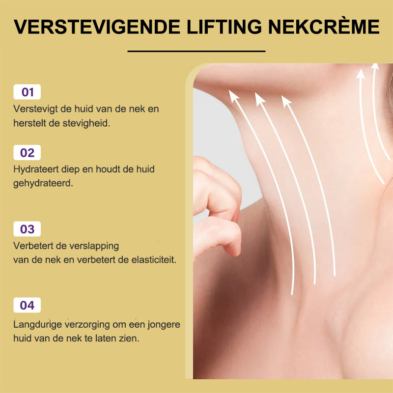 Verstevigende en liftende nekcrème voor gekreukelde huid