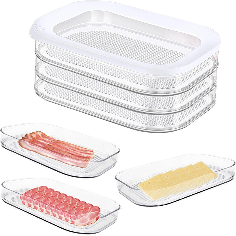 3-laags herbruikbare voedselcontainer