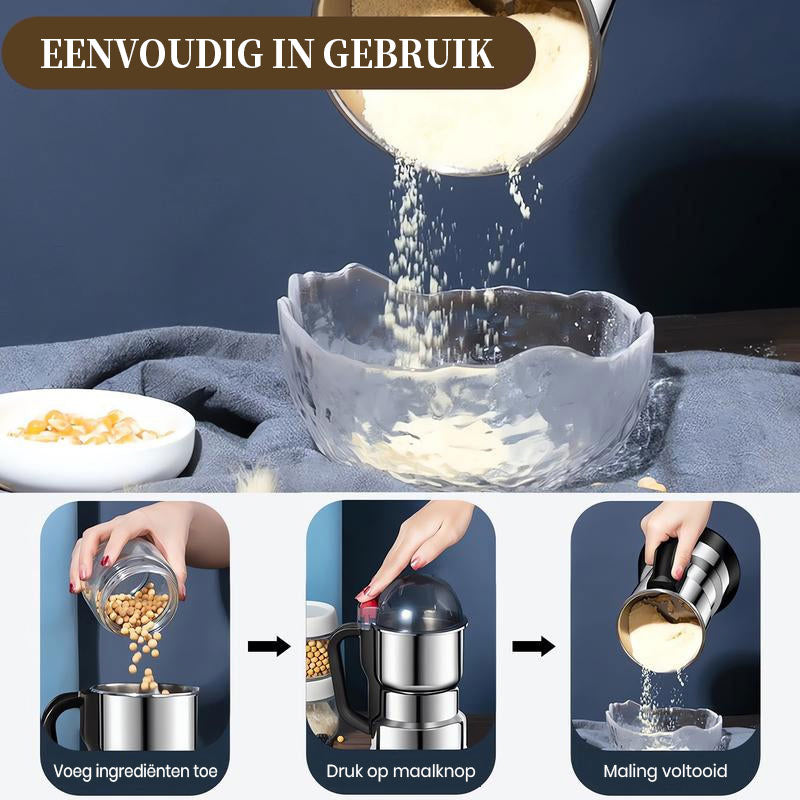 Multifunctionele Elektrische Koffie- en Graanmolen