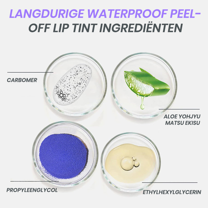 Langdurige Waterproof Peel-Off Lip Tint