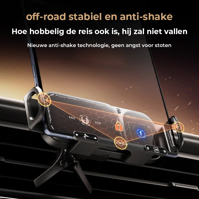 Draadloze oplaadbare roterende autohouder