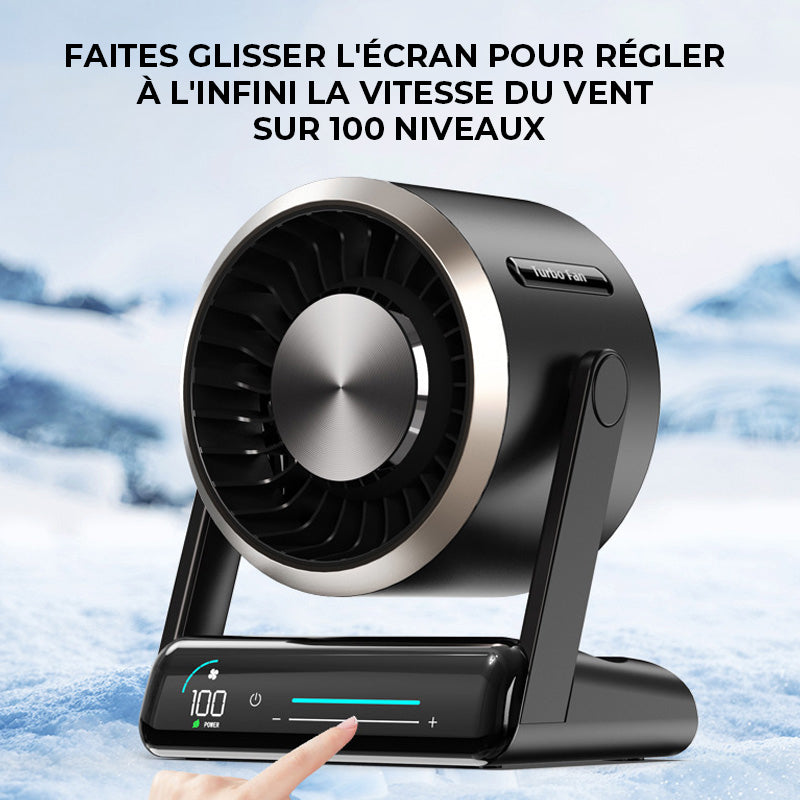 Ventilateur de bureau tactile intelligent à écran numérique