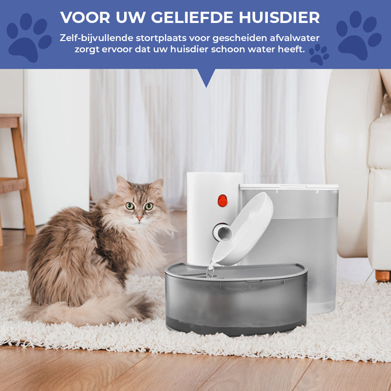 Automatische drinkfontein voor huisdieren