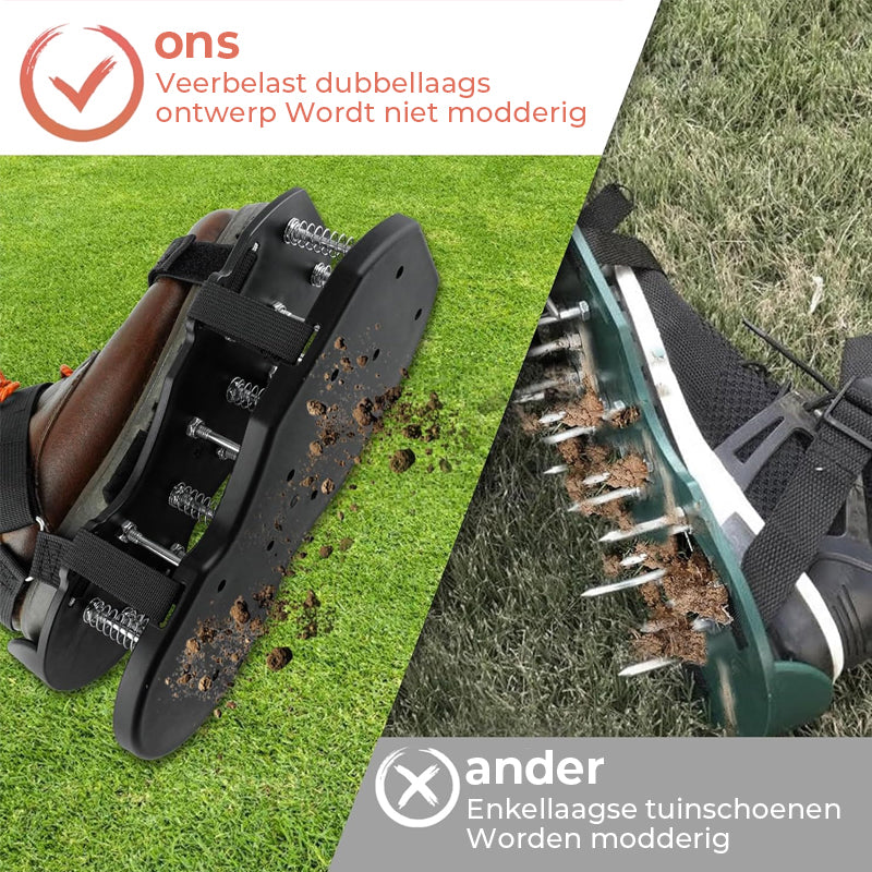 Gazonbeluchterschoenen voor gras