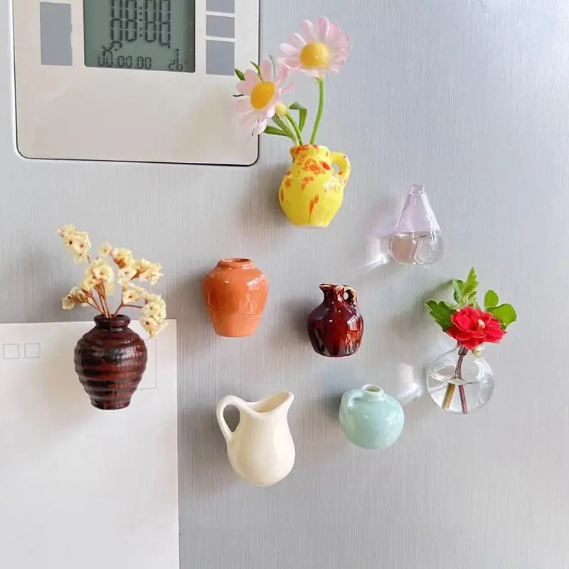 Autocollants magnétiques pour vases de réfrigérateur