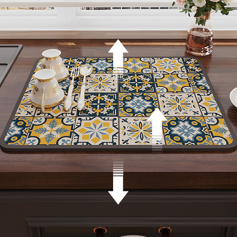 Dessous de verre absorbant rétro