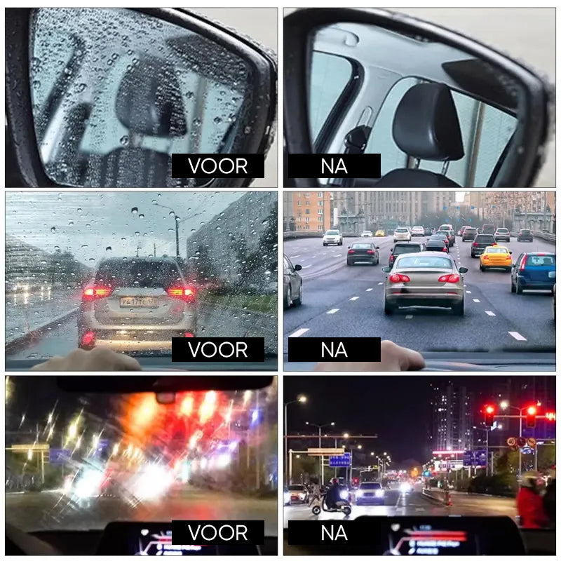 Glazen schoonmaakbord