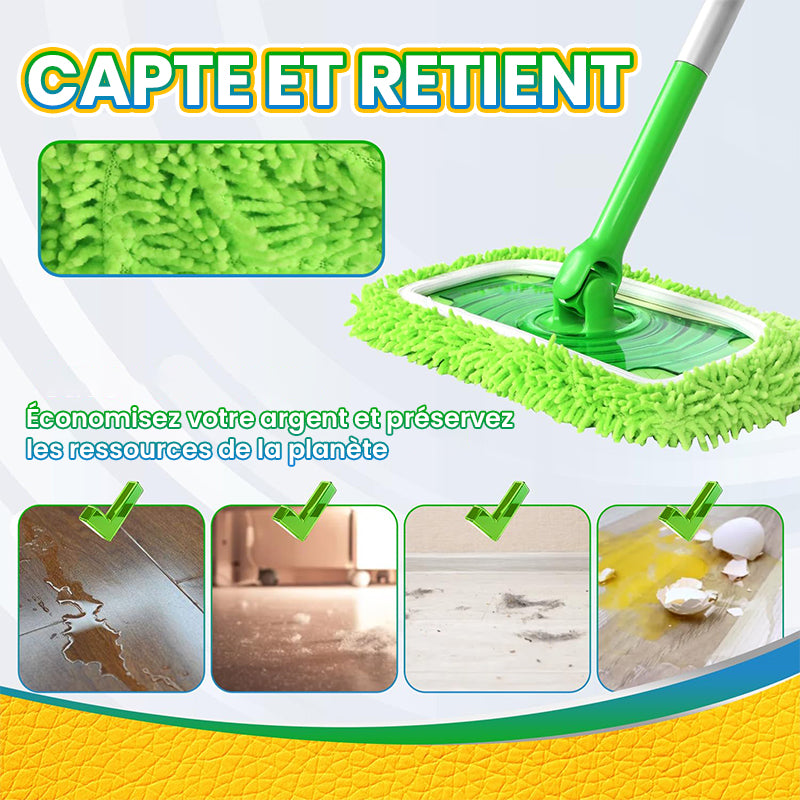 Housses de rechange pour balai chenille pour le nettoyage des sols