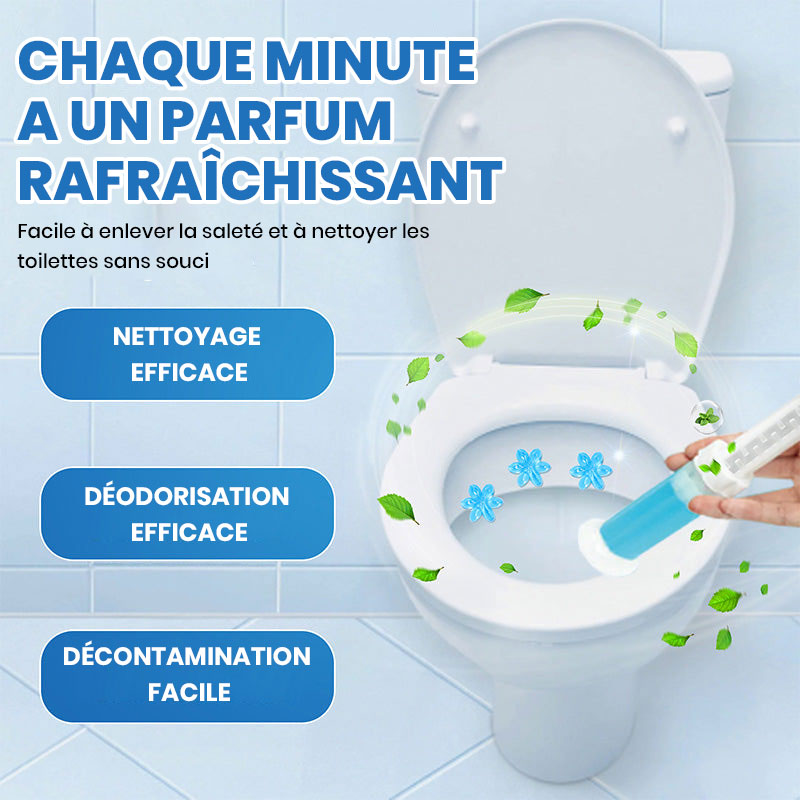 Fleur nettoyante pour toilettes