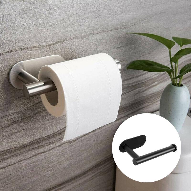 Roestvrijstalen toiletrolhouder voor wandmontage
