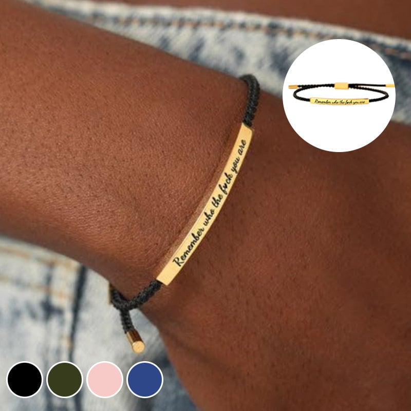 Gevlochten Verstelbare Inspire Armband