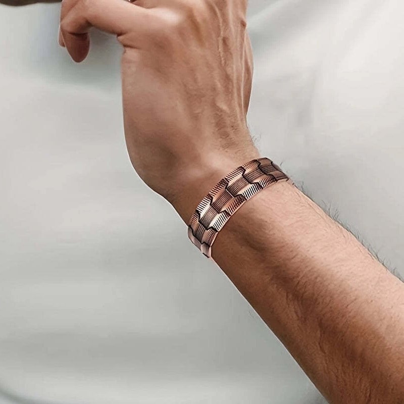 Bracelet en cuivre magnétique ultra résistant