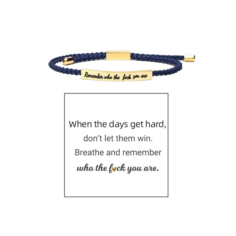 Gevlochten Verstelbare Inspire Armband