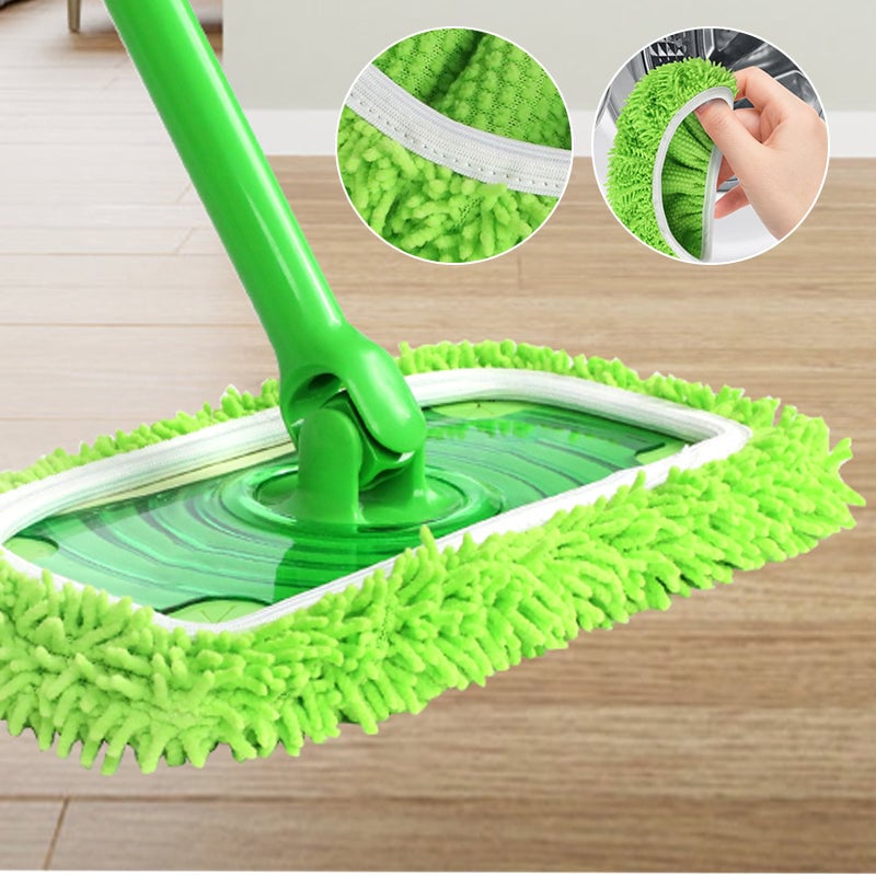 Chenille Mop Navulpads voor Thuisgebruik – Vervangende Mopkoppen voor Vloerreiniging