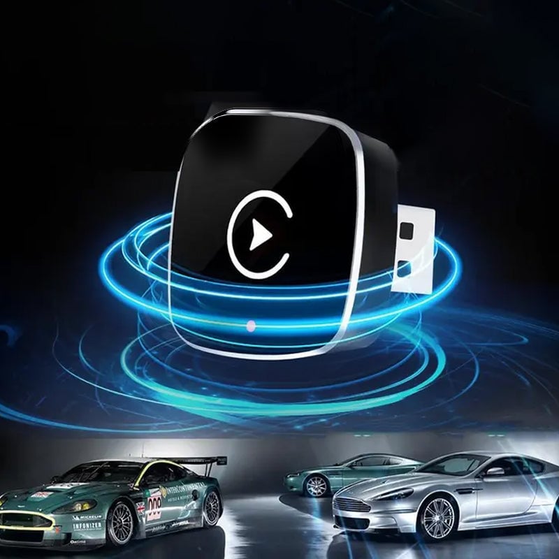 2-in-1-adapter: Draadloze CarPlay & Android Auto