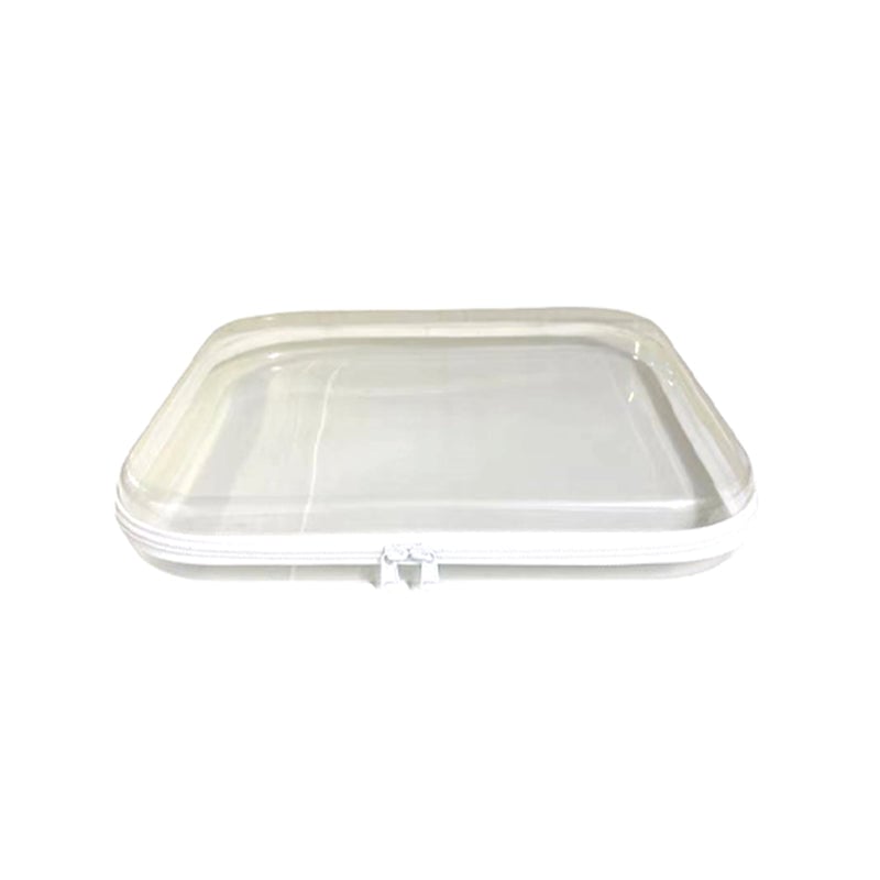 Sac de rangement transparent à fermeture éclair pour vêtements
