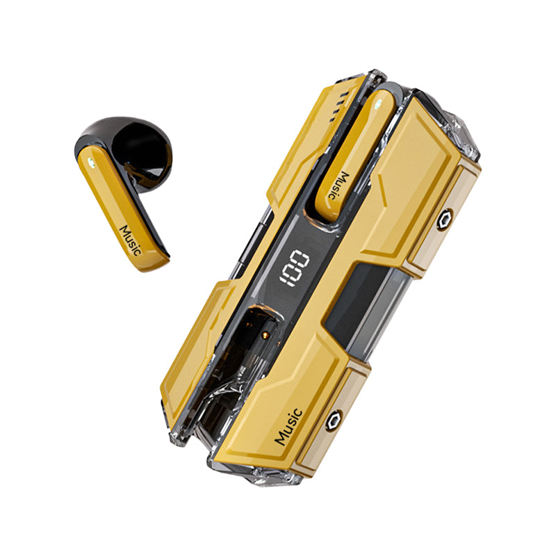 Semi-in-ear ontwerp draadloze headset