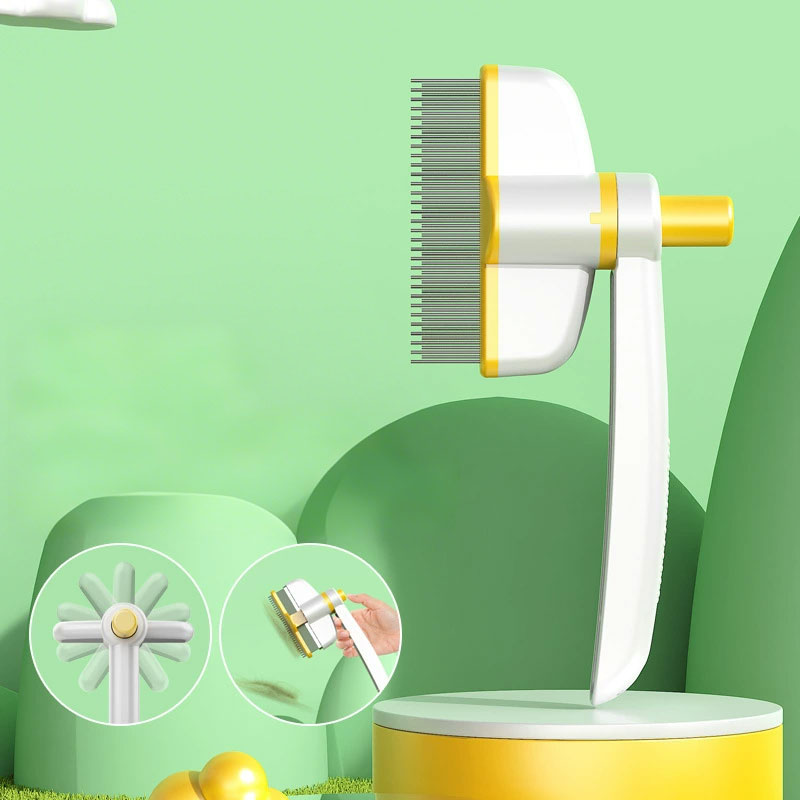 Brosse lissante autonettoyante