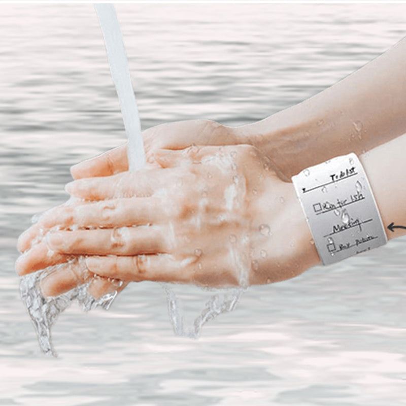 Bracelet mémo réutilisable en silicone