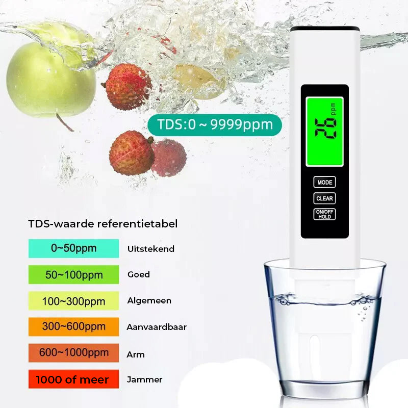 Nieuwe 4-in-1 Digitale TDS Meter