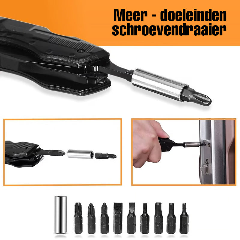 6-in-1 roestvrijstalen zakmes-tang